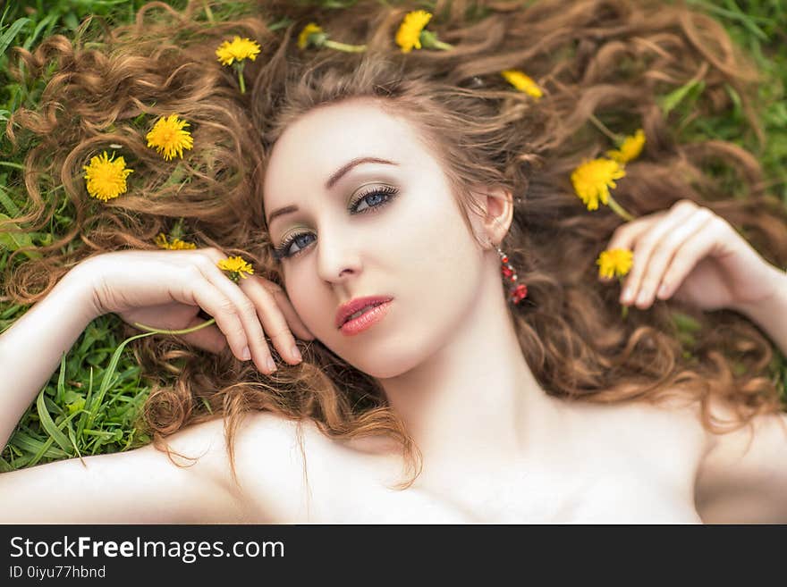 Hair, Face, Beauty, Yellow