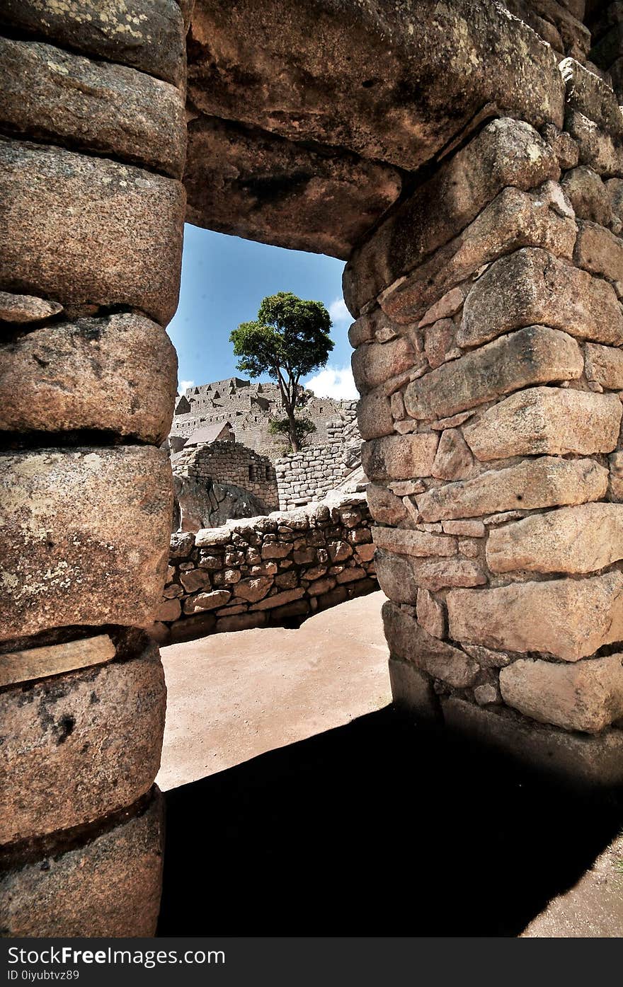 Ruins, Rock, Wall, Ancient History