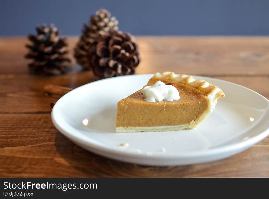 Dessert, Chess Pie, Dish, Pumpkin Pie