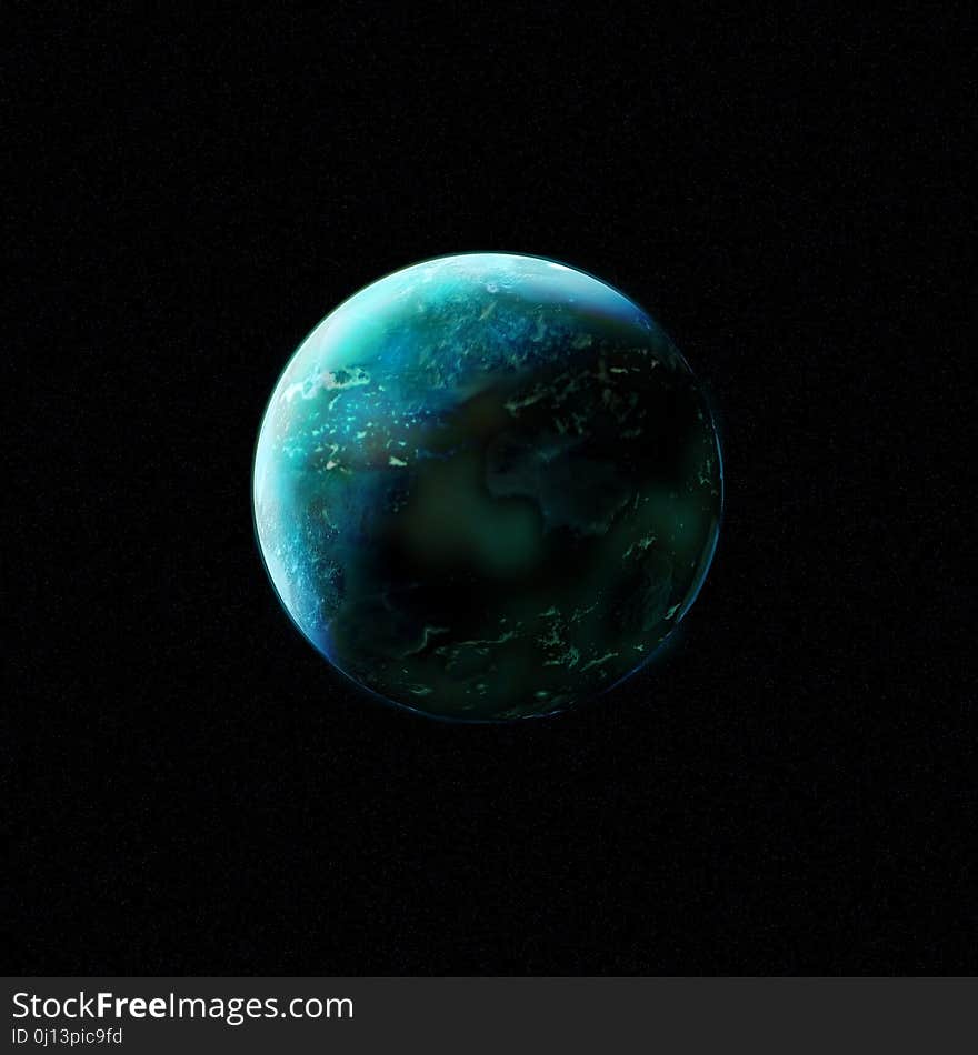 Planet, Turquoise, Atmosphere, Earth