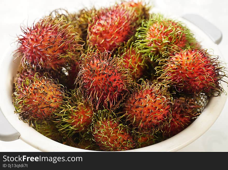 Rambutan, Fruit, Soapberry Family, Plant