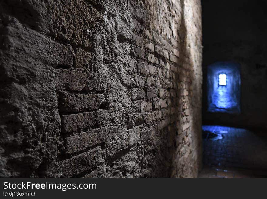 Wall, Light, Darkness, Rock