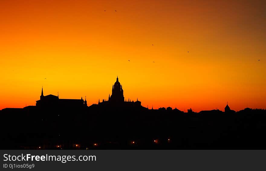 Sky, Skyline, Dawn, Sunset