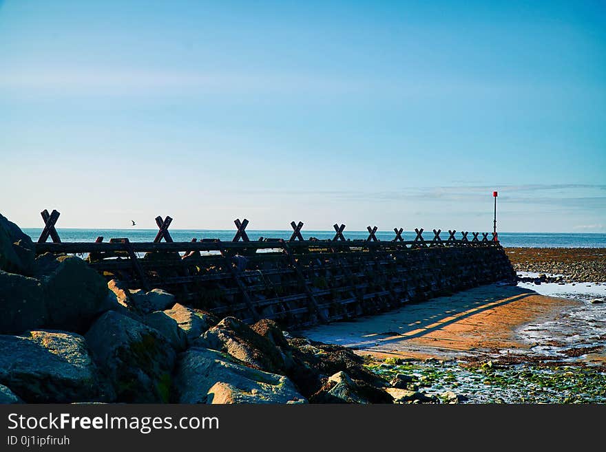 Sea, Sky, Body Of Water, Shore