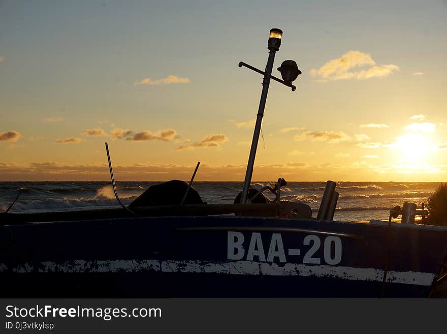 Sky, Water, Sea, Sunset