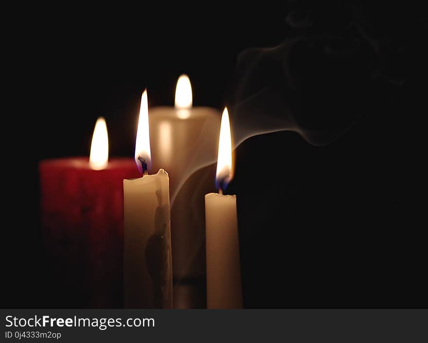 Candle, Lighting, Wax, Darkness