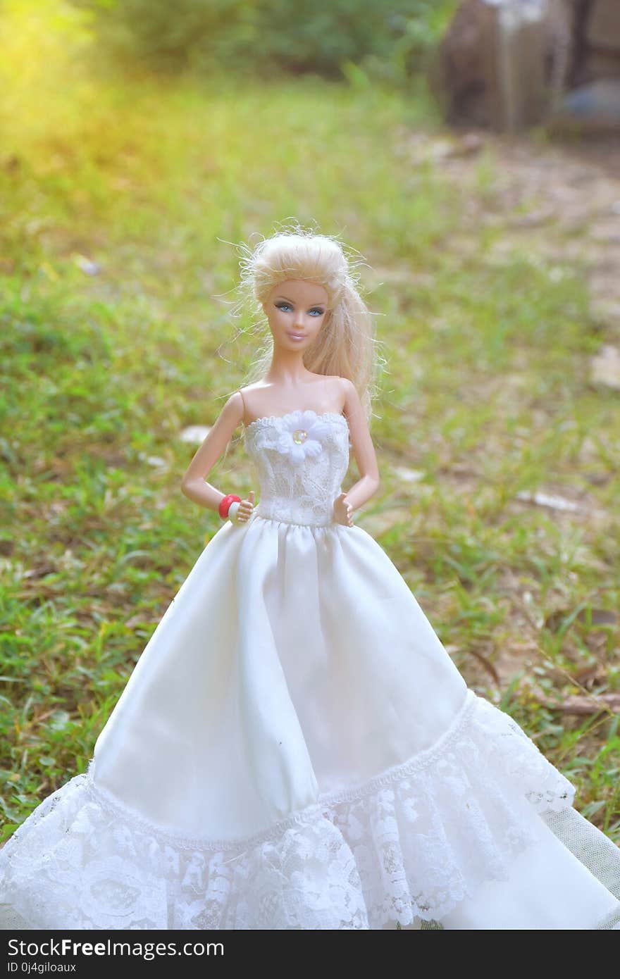 Gown, Bride, Wedding Dress, Doll