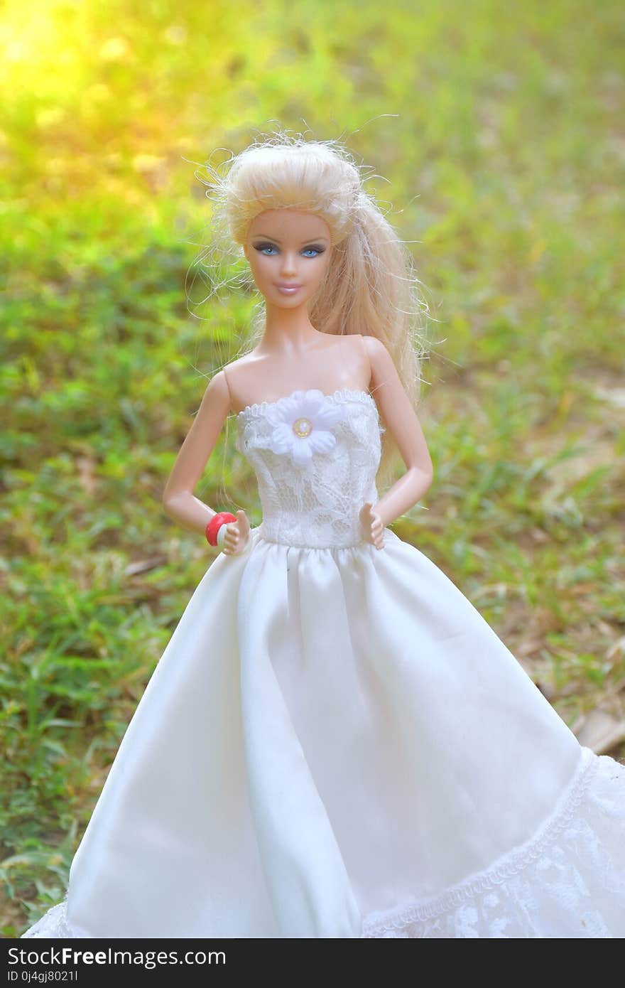 Gown, Doll, Wedding Dress, Bride