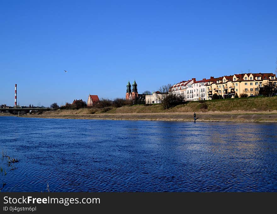 Waterway, Sky, Water, River