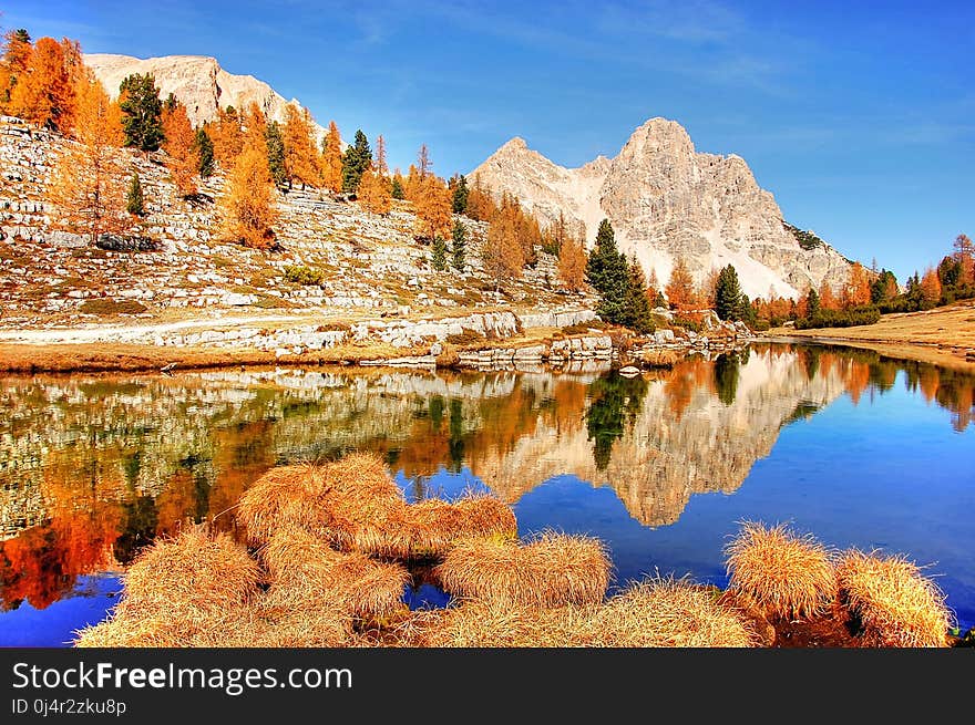 Reflection, Nature, Wilderness, Mountain