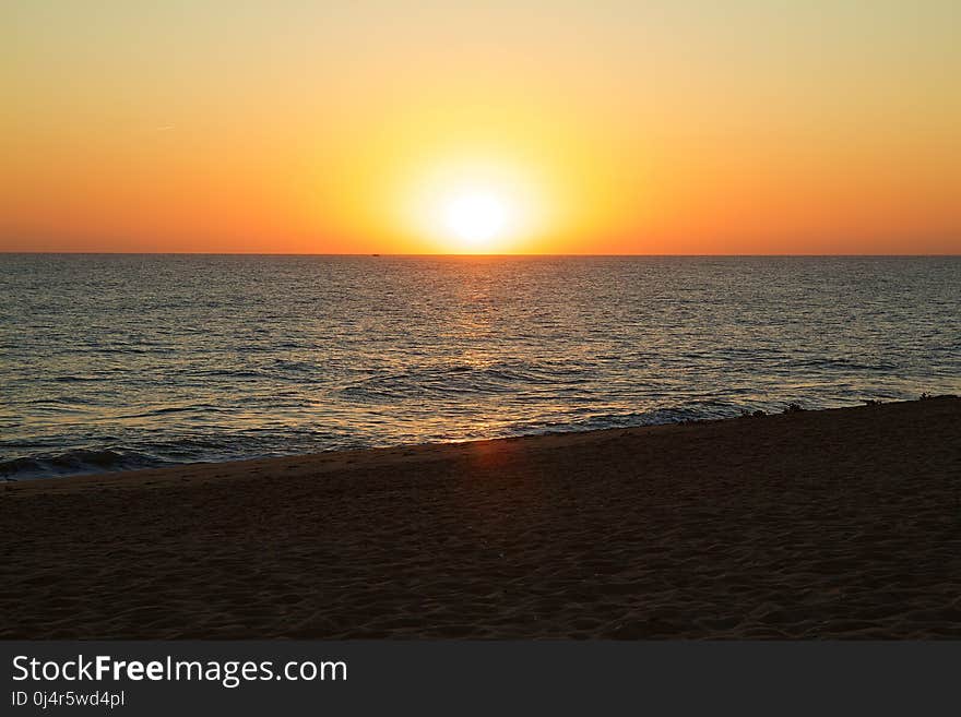 Sea, Horizon, Sky, Body Of Water