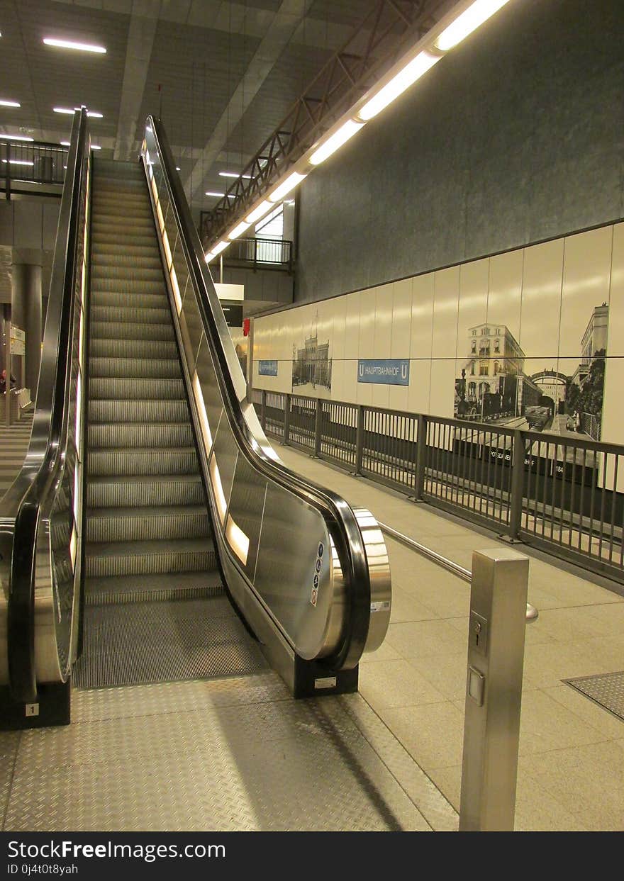 Escalator, Public Transport, Metro Station, Rapid Transit