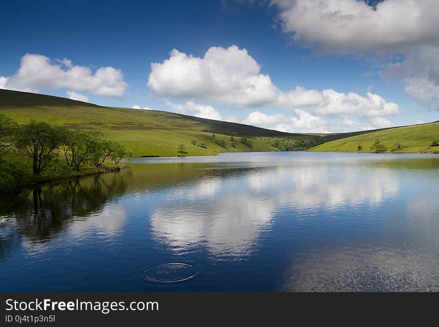 Reflection, Water, Nature, Sky