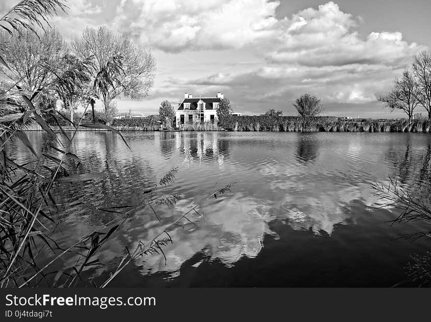 Reflection, Water, Nature, Sky