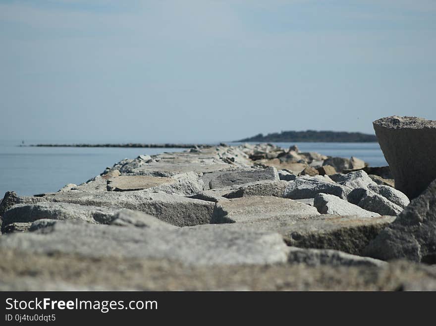 Sea, Shore, Coast, Rock