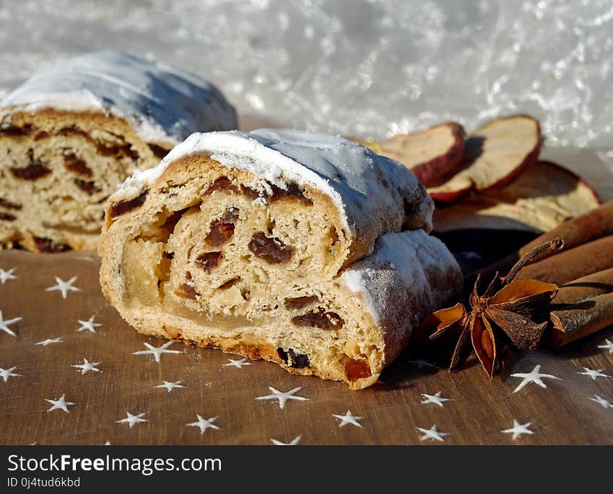 Baked Goods, Food, Bread, Stollen