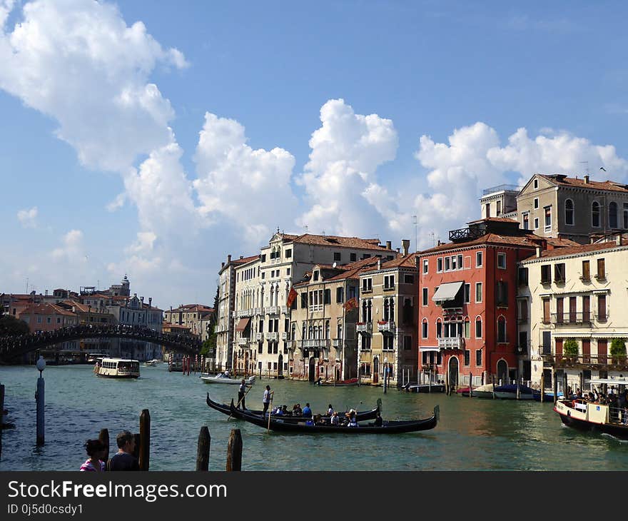 Waterway, Sky, Water Transportation, Canal