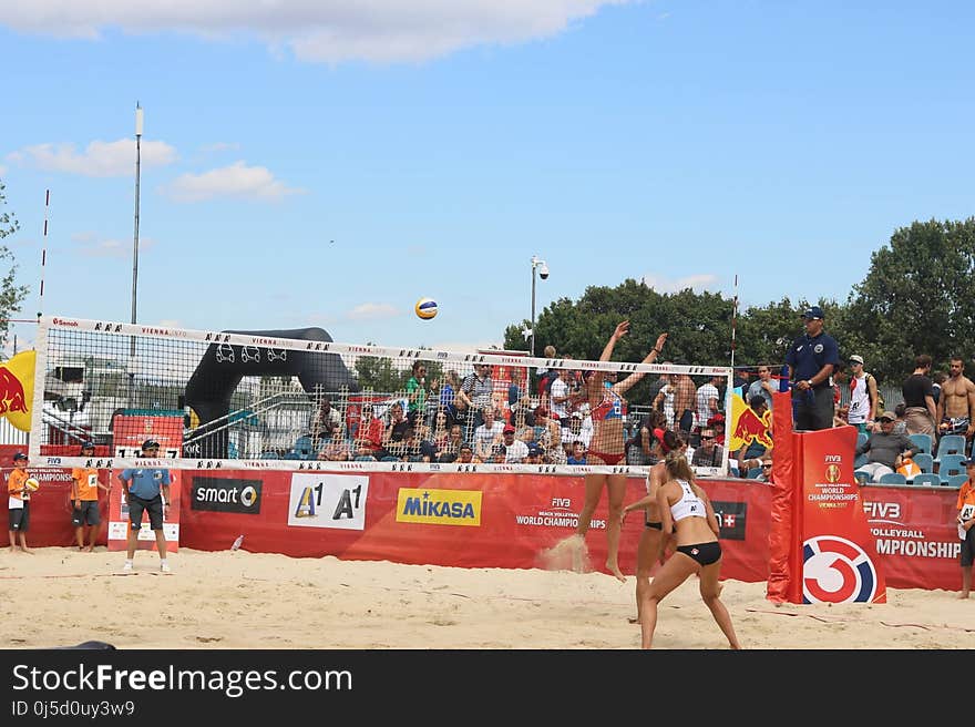 Sports, Team Sport, Beach Volleyball, Beach