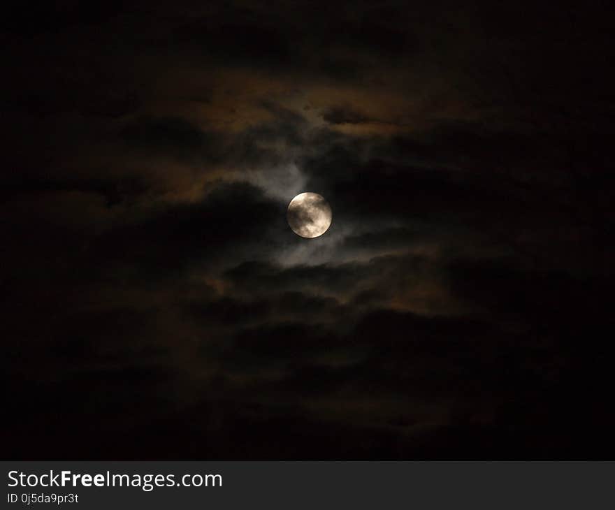 Sky, Atmosphere, Moon, Night