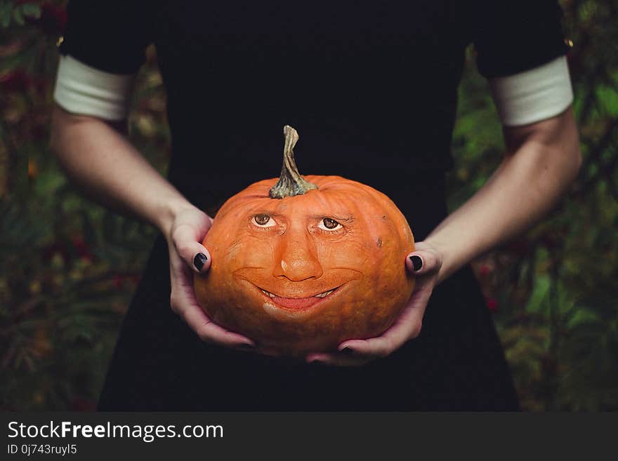 Pumpkin, Smile, Cucurbita, Halloween