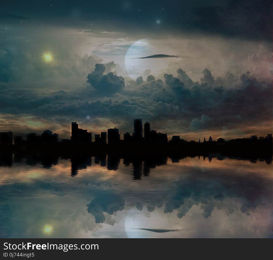 Sky, Reflection, Nature, Atmosphere