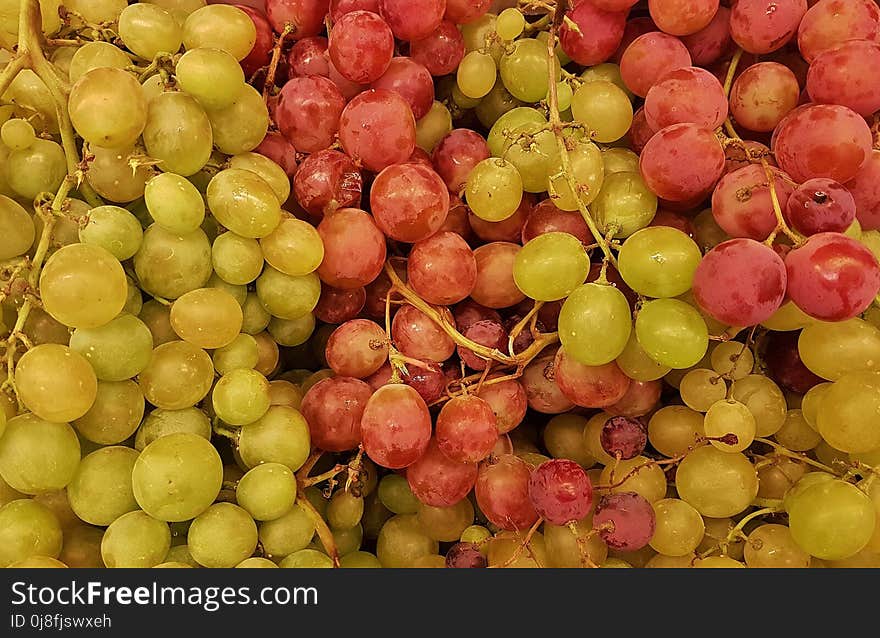 Fruit, Natural Foods, Grape, Seedless Fruit