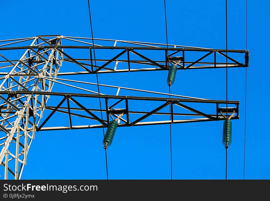 Overhead Power Line, Electricity, Electrical Supply, Structure