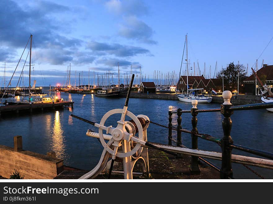 Marina, Waterway, Harbor, Dock