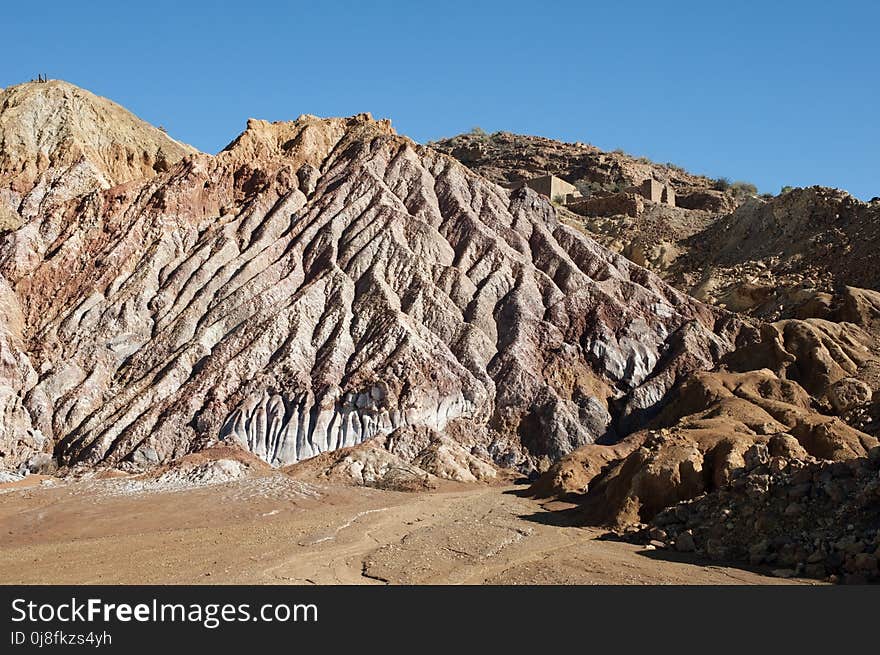 Badlands, Rock, Mountainous Landforms, Mountain