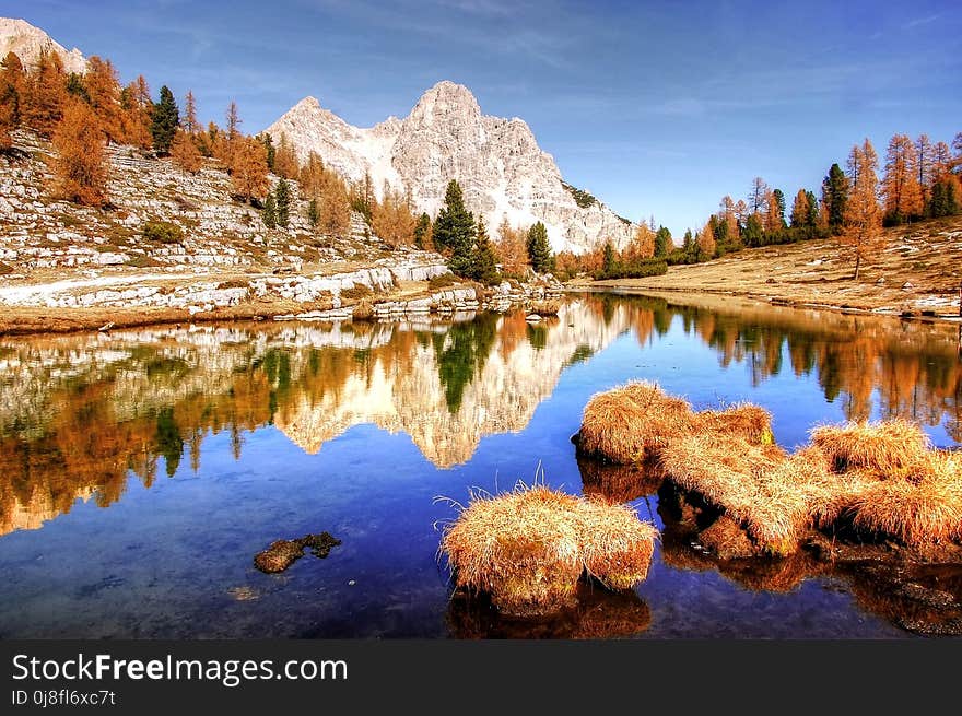 Reflection, Nature, Wilderness, Tarn