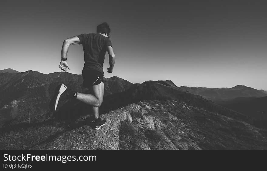 Photograph, Black And White, Sky, Mountainous Landforms