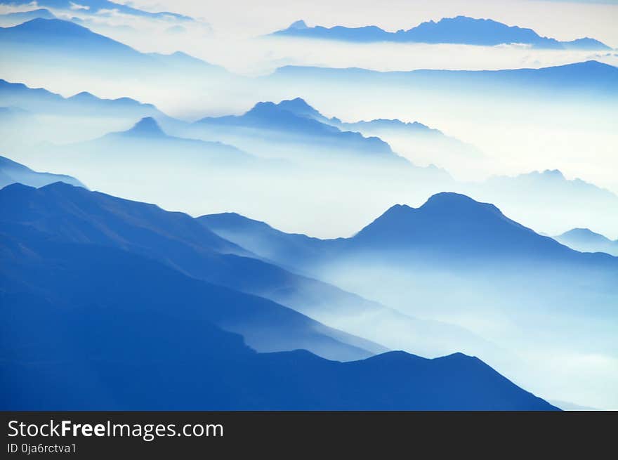 Aerial View of Mountain