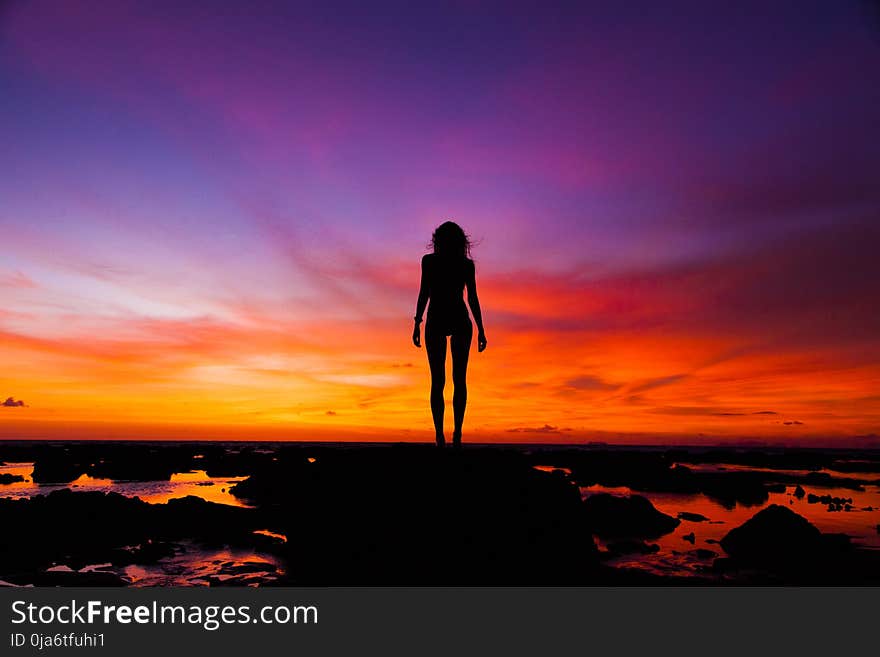 Silhouette Photography of Woman