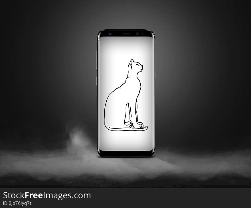 Black And White, Mobile Phone, Technology, Gadget