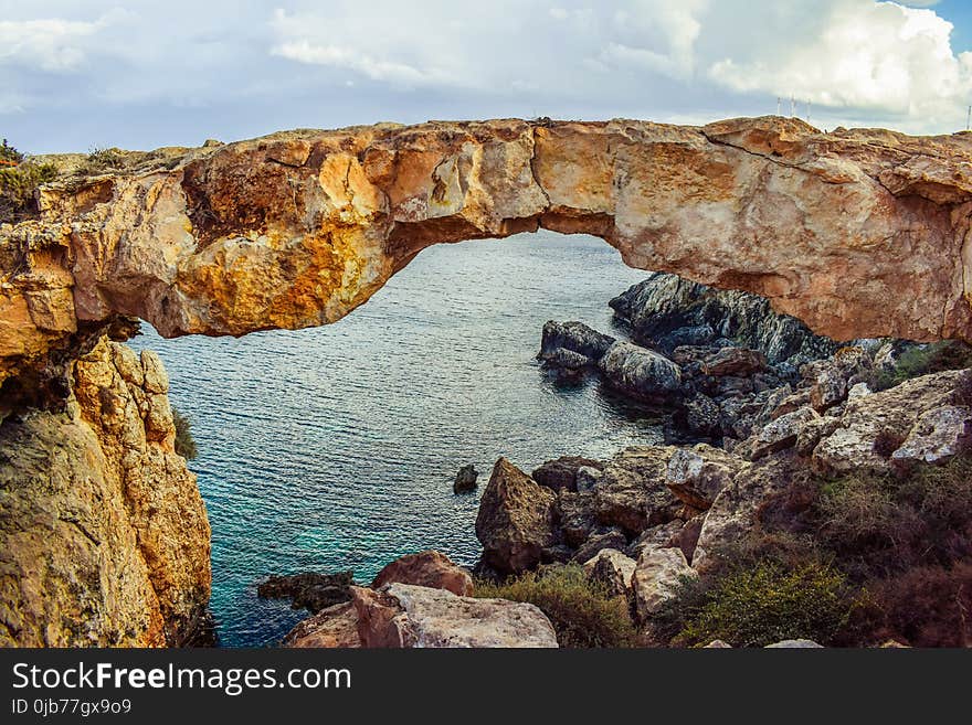 Natural Arch, Rock, Coast, Formation