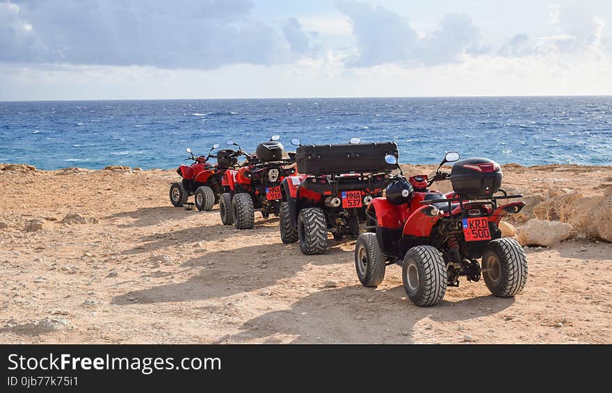 All Terrain Vehicle, Vehicle, Mode Of Transport, Beach