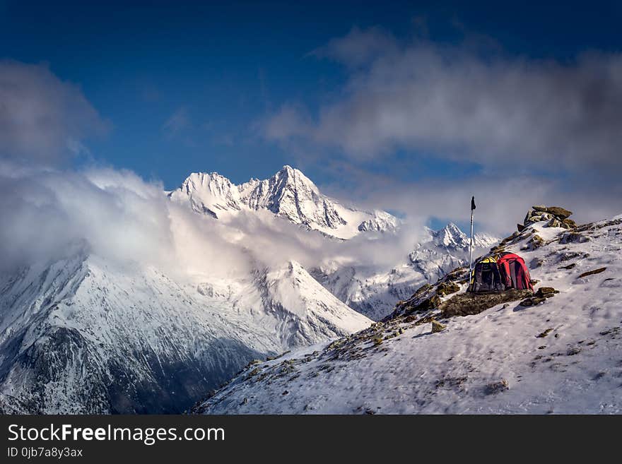 Mountainous Landforms, Sky, Mountain Range, Cloud