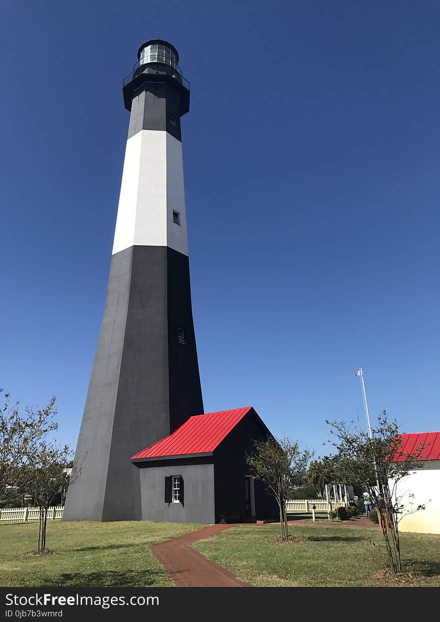 Lighthouse, Tower, Beacon, Sky