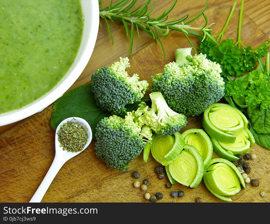 Broccoli, Vegetable, Vegetarian Food, Leaf Vegetable