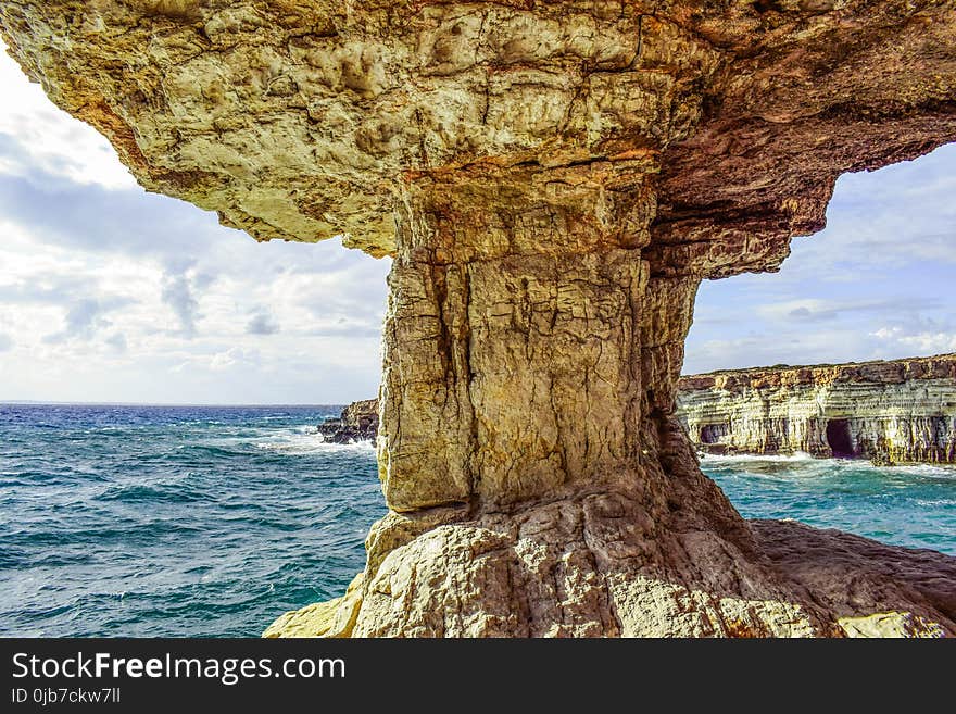 Rock, Sea, Formation, Sky