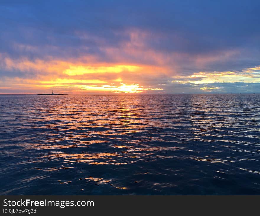 Sea, Horizon, Sky, Ocean