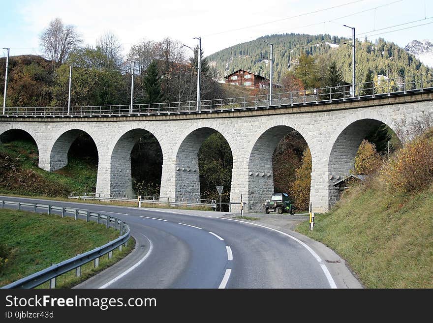 Bridge, Viaduct, Transport, Road