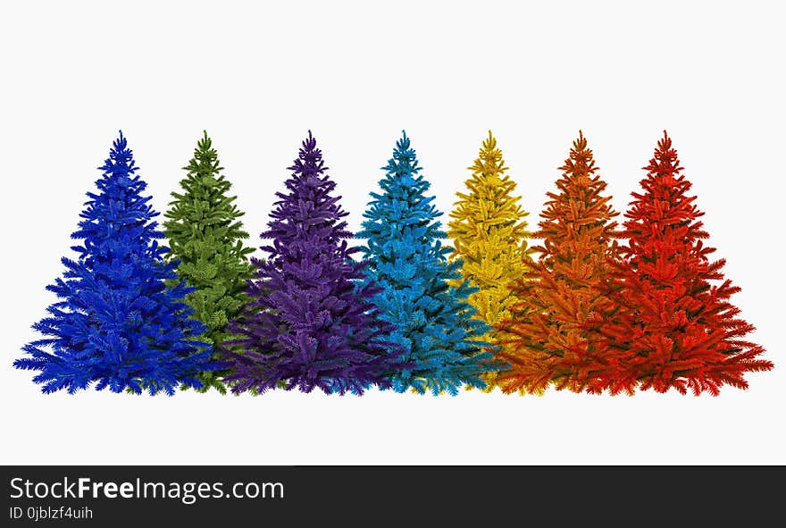 Christmas Tree, Purple, Tree, Christmas Decoration