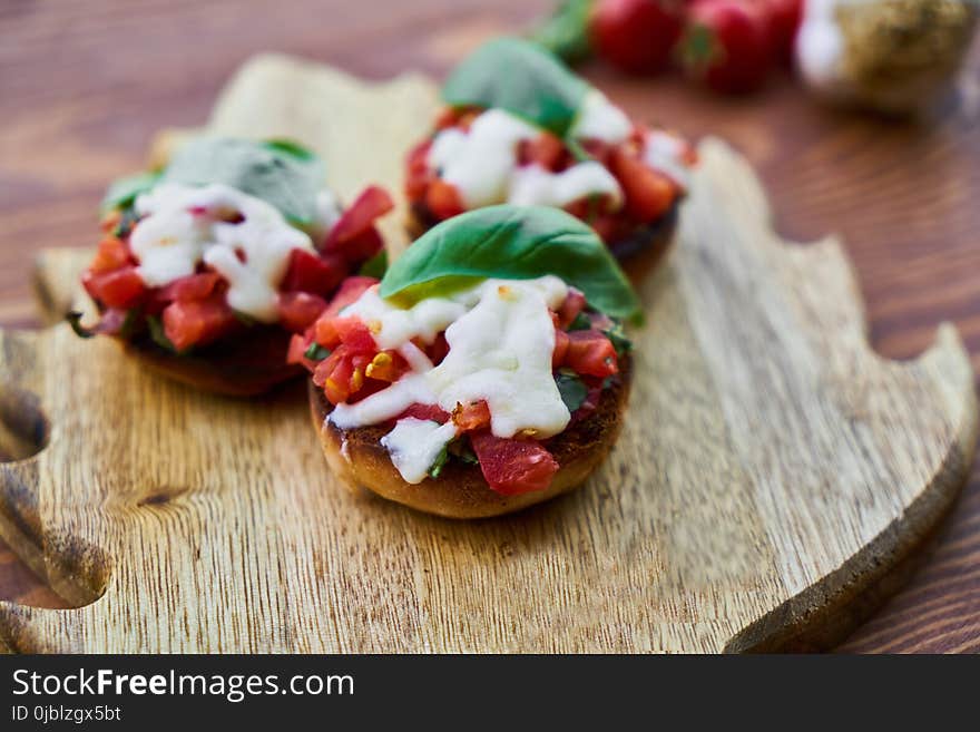 Bruschetta, Appetizer, Dish, Food