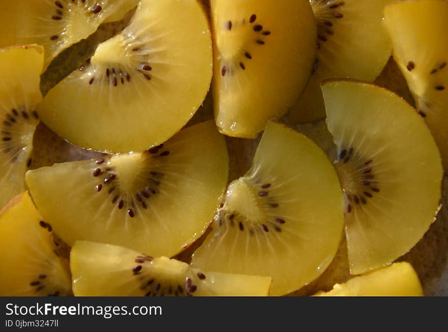 Kiwifruit, Yellow, Fruit, Ananas