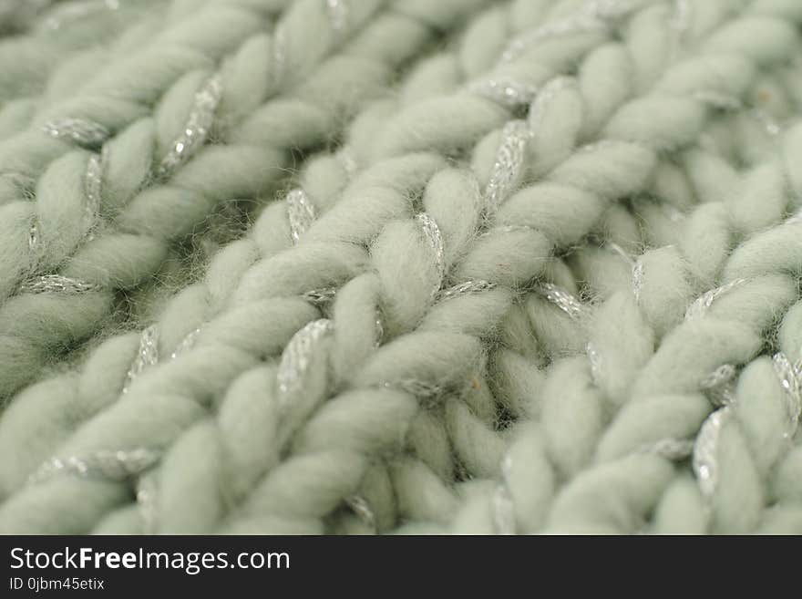 Close Up, Thread, Rope, Grass