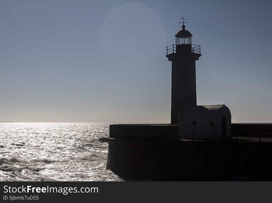 Lighthouse, Tower, Sea, Beacon