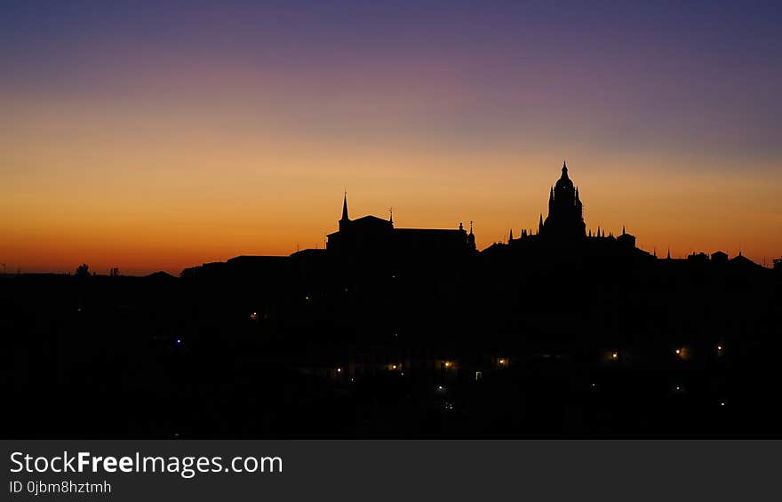 Sky, Skyline, City, Dawn