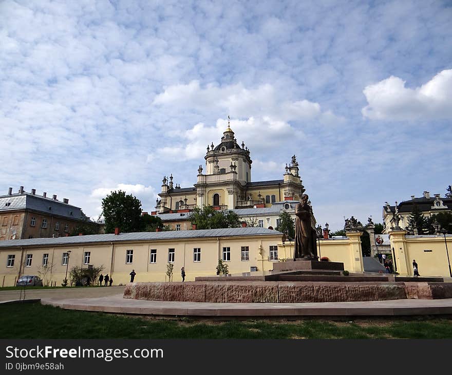 Sky, Château, Palace, Building