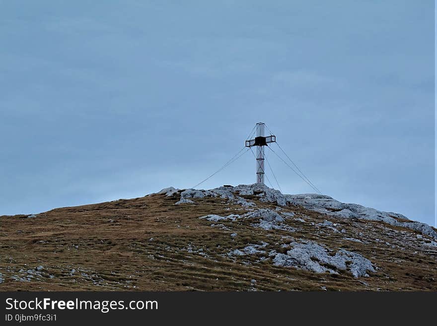 Sky, Mountain, Hill, Ridge